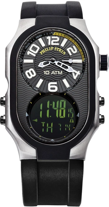 Philip Stein Signature Chronograph Men's Watch Model 3RB-AD-RB 3 Philip Stein Signature Chronograph Men's Watch Model 3RB-AD-RB