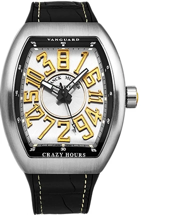 Franck Muller Vanguard Crazy Hours Men's Watch Model 45CHACBRYELSIL 3 Franck Muller Vanguard Crazy Hours Men's Watch Model 45CHACBRYELSIL
