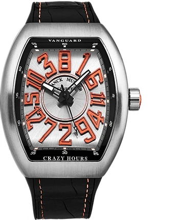 Franck Muller Vanguard Crazy Hours Men's Watch Model 45CHTTBRORSIL 3 Franck Muller Vanguard Crazy Hours Men's Watch Model 45CHTTBRORSIL