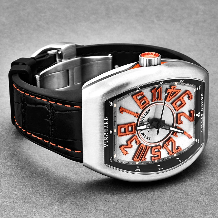 Franck Muller Vanguard Crazy Hours Men's Watch Model 45CHTTBRORSIL 4 Franck Muller Vanguard Crazy Hours Men's Watch Model 45CHTTBRORSIL - Image 2