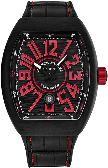 Franck Muller Vanguard Men's Watch Model 45SCBLKBLKREDFL 3 Franck Muller Vanguard Men's Watch Model 45SCBLKBLKREDFL