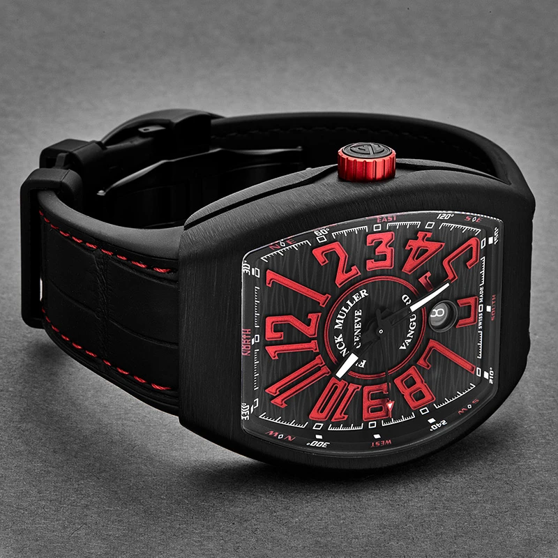 Franck Muller Vanguard Men's Watch Model 45SCBLKBLKREDFL 4 Franck Muller Vanguard Men's Watch Model 45SCBLKBLKREDFL - Image 2