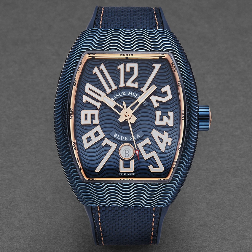 Franck Muller Vanguard Blue Sea Men's Watch Model 45SCBLUSEABLU 4 Franck Muller Vanguard Blue Sea Men's Watch Model 45SCBLUSEABLU - Image 2