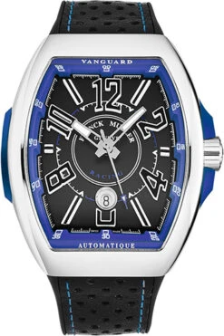 Franck Muller Vanguard Racing Men's Watch Model 45SCRACINGBLKBU