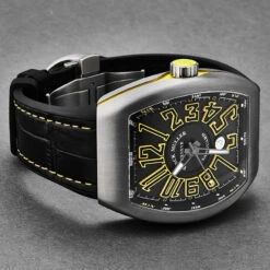 Franck Muller Vanguard Men's Watch Model 45SCSTLBLKYEL -Vanguard Time Shop 45SCSTLBLKYEL ZM 2