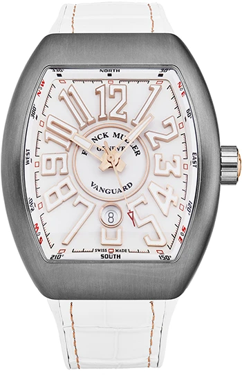 Franck Muller Vanguard Men's Watch Model 45SCWHTWHT5NBR 3 Franck Muller Vanguard Men's Watch Model 45SCWHTWHT5NBR