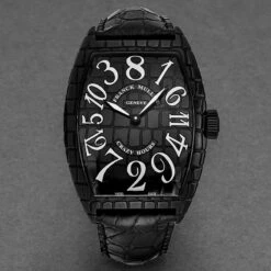 Franck Muller Black CrocoCrazy Hours Men's Watch Model 9880CHBLKCRACBK -Vanguard Time Shop 9880CHBLKCRACBK ZM 420copy