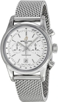 Breitling Transocean Chronograph 38mm Men's Watch Men's Watch Model A4131012-G757SS