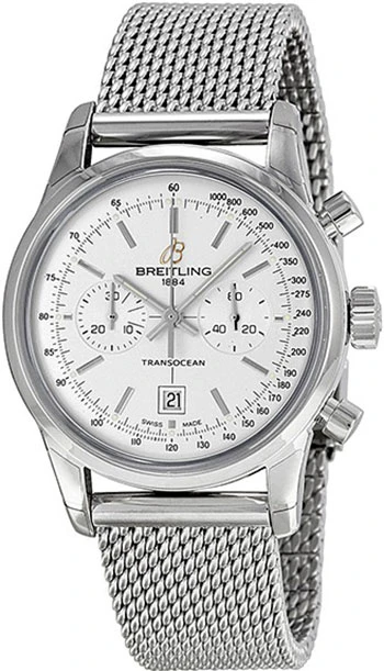 Breitling Transocean Chronograph 38mm Men's Watch Men's Watch Model A4131012-G757SS 3 Breitling Transocean Chronograph 38mm Men's Watch Men's Watch Model A4131012-G757SS