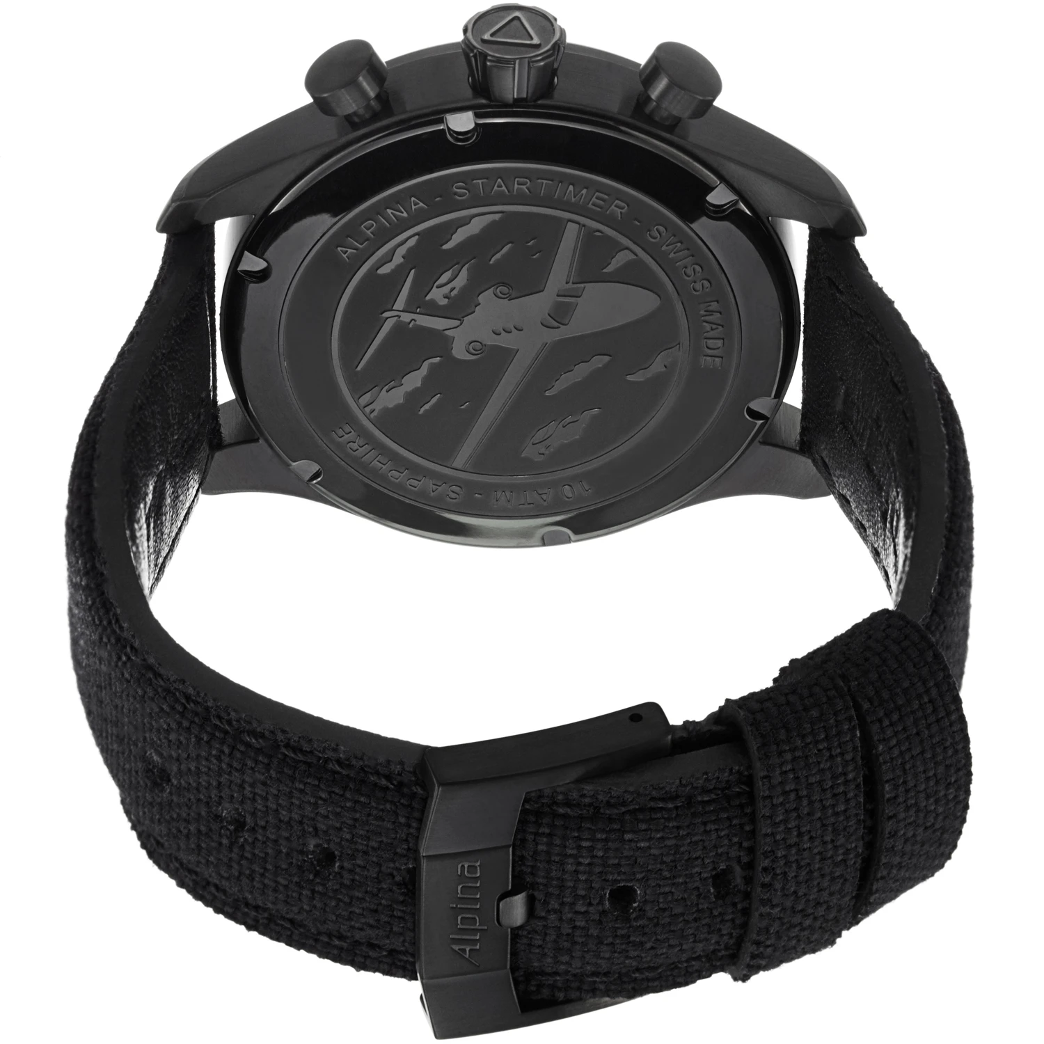 Alpina Startimer Pilot Big Date Chronograph Men's Watch Model AL-372B4FBS6 4 Alpina Startimer Pilot Big Date Chronograph Men's Watch Model AL-372B4FBS6 - Image 2