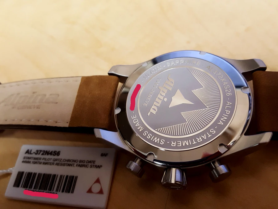 Alpina Startimer Pilot Big Date Men's Watch Model AL-372N4S6 4 Alpina Startimer Pilot Big Date Men's Watch Model AL-372N4S6 - Image 2