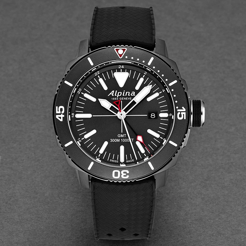 Alpina Seastrong Diver GMT Men's Watch Model AL247LGG4TV6 5 Alpina Seastrong Diver GMT Men's Watch Model AL247LGG4TV6 - Image 3