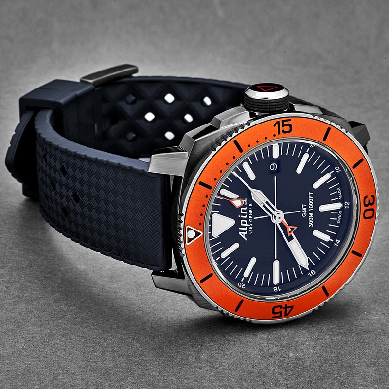 Alpina Seastrong Diver 300 GMT Men's Watch Model AL247LNO4TV6 4 Alpina Seastrong Diver 300 GMT Men's Watch Model AL247LNO4TV6 - Image 2