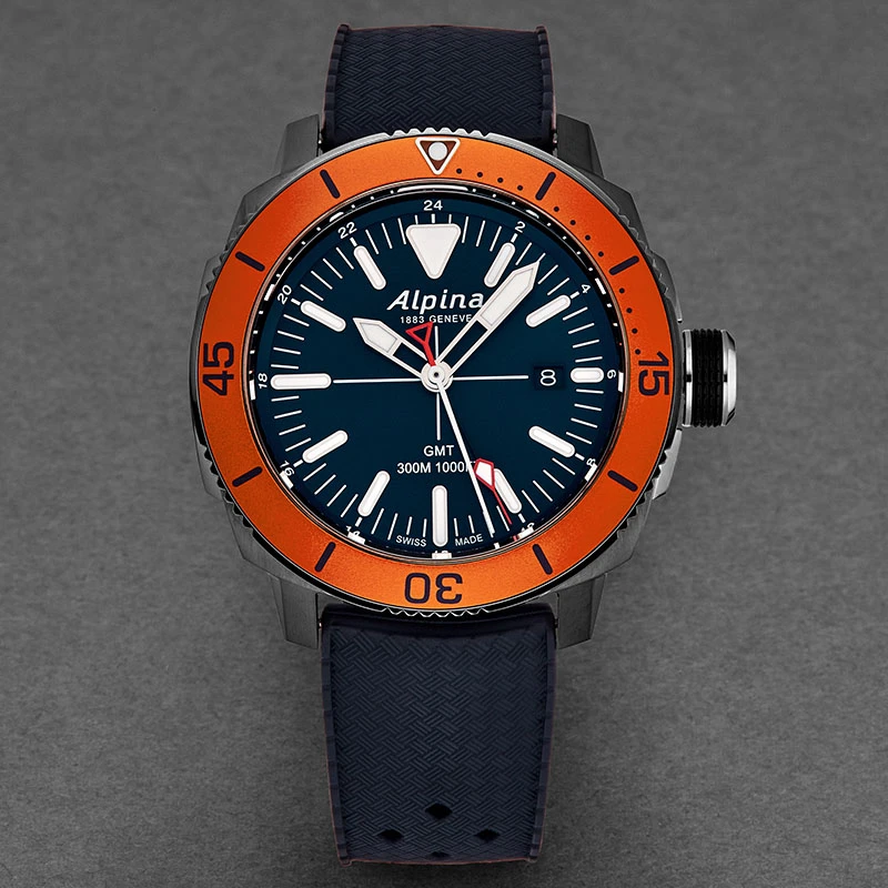 Alpina Seastrong Diver 300 GMT Men's Watch Model AL247LNO4TV6 5 Alpina Seastrong Diver 300 GMT Men's Watch Model AL247LNO4TV6 - Image 3