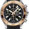Breitling Superocean Heritage 44 18k Rose Gold Rubber Strap Watch Men's Watch Model C1334112-BA84RU