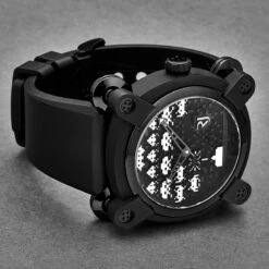 Romain Jerome Moon Invader White Space Invaders Men's Watch Model RJMAUIN.021.02 -Vanguard Time Shop RJMAUIN.021.02 ZM 220copy